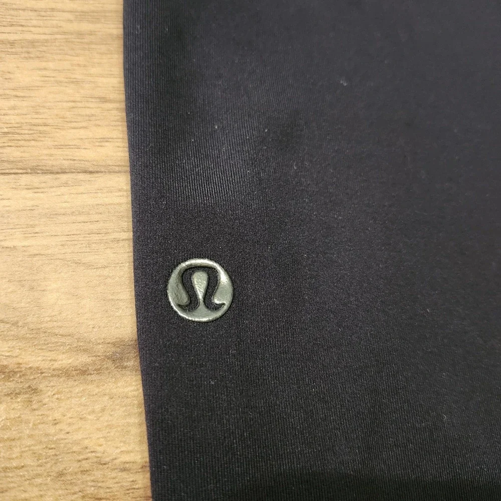 Lululemon Black Pants Slim-Fit Womens Size 4 Drawstring 4-Pocket